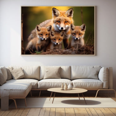 Fox Cub Painting